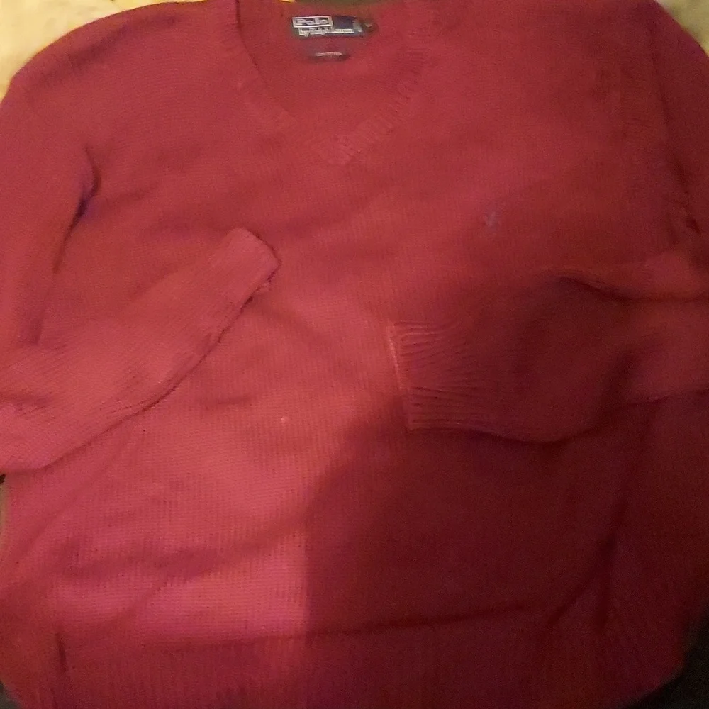 Vintage polo ralph lauren. 90s thin cabled 100 percent cotton ultra comfy crew - Picture 3 of 3